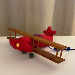 SOLD - Banbury Cross Vintage Airplane Hanging Decor